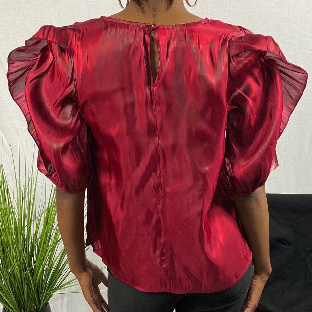 Puffy Ruffle Top - Picture 3 of 4